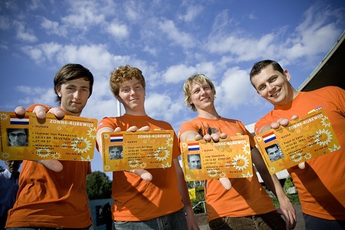 De coureurs van de Nuna4